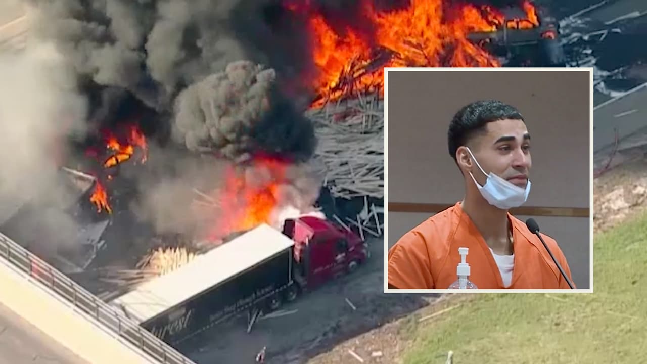 Rogel Aguilera Maderos, de 26 años, fue encontrado culpable de provocar la muerte de 4 personas en el 2019, cuando no pudo detener su tráiler y se estrelló contra 28 vehículos que estaban parados en la carretera 70 en Denver, Colorado. El cubano residente de Houston recibió además condena de 30 años por otros 11 cargos.
