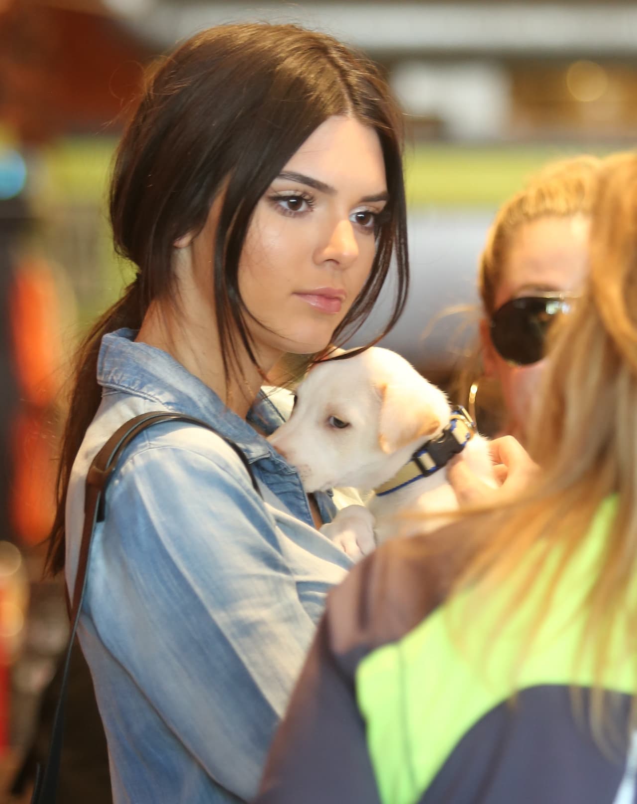 Kendall y Khloe quedaron maravilladas ante tanta ternura.
