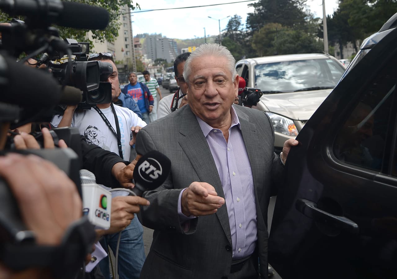 Arresto domiciliario para presidente de la Federación de Fútbol de Ecuador