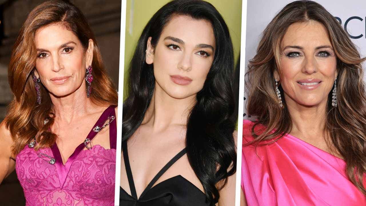 Dua Lipa luce un Versace que usaron Cindy Crawford y Elizabeth Hurley hace 30 años