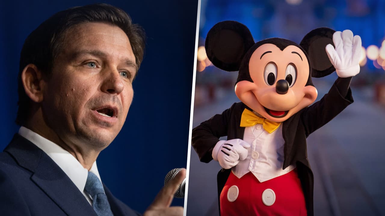 Disney demanda al gobernador de Florida y lo acusa de una campaña en contra de los parques temáticos