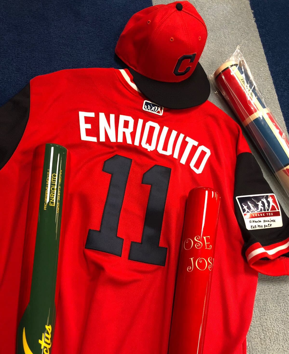 El tercera base dominicano de los Cleveland Indians, José Ramírez, y su apodo para el fin de semana de los jugadores.