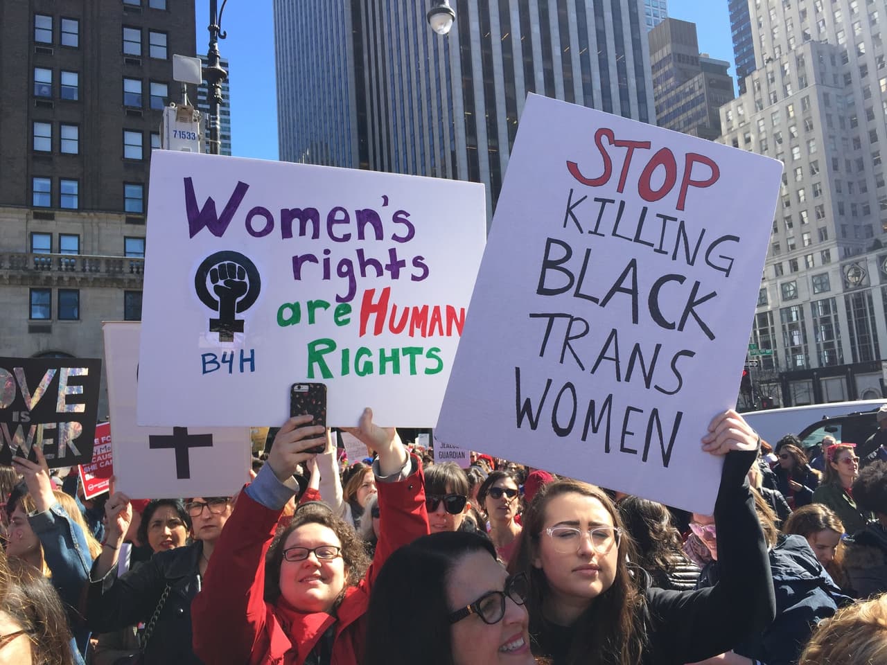 Uno de los llamados clave era la defensa de la vida de las mujeres negras y transgénero.