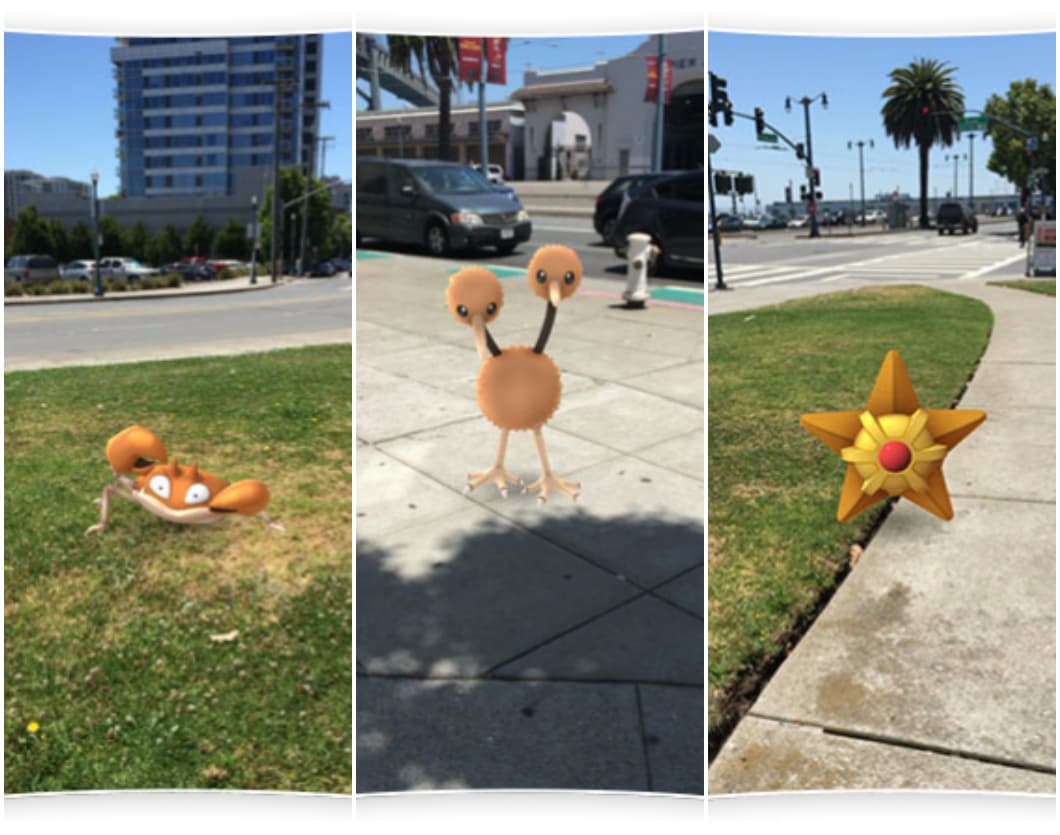 El objetivo del juego es capturar a estos seres. Para ello, el jugador debe literalmente salir a las calles de su ciudad y hacer uso del GPS del teléfono. De esa forma irá encontrando varios pokémones en su camino.