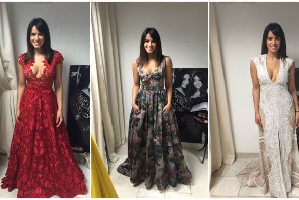 Vanessa De Roide volvió a visitar a Stella Nolasco para encontrar su vestido para la alfombra roja de Premio Lo Nuestro. ¡Ayúdala a elegir el look perfecto!