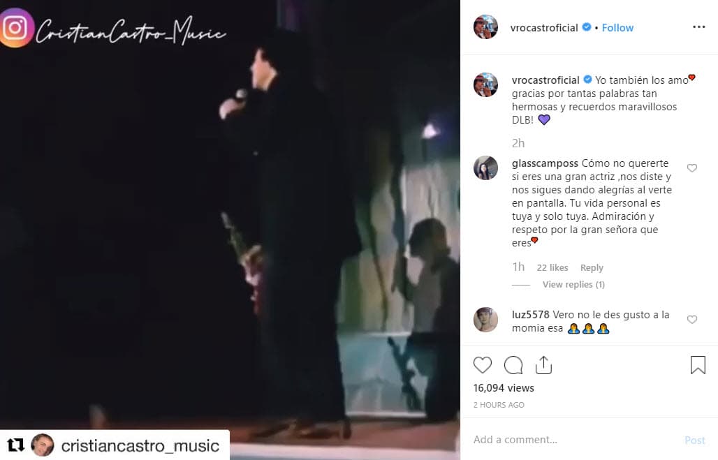 Con un pequeño clip del tema 'Amaneciendo en ti', Verónica Castro agradeció a sus seguidores por el apoyo y cariño que le han demostrado en los últimos días.