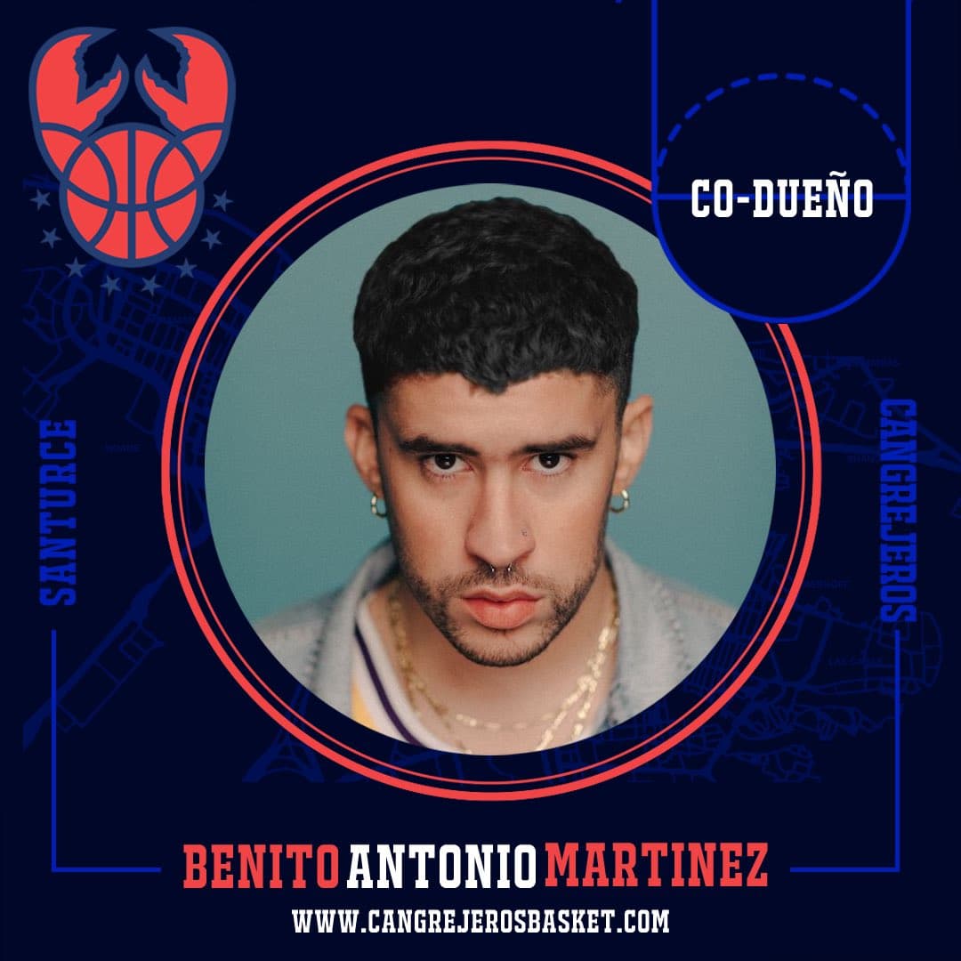 Pero este no es el único negocio que tiene Benito en el deporte. En mayo de 2021, se hizo co-dueño del equipo de basketball de Puerto Rico, Cangrejeros de Santurcé.