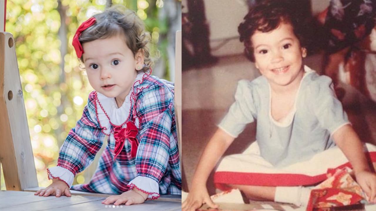 Satcha tiene en Alana su 'mini-me', basta ver esos ojitos expresivos y su cabello rizado.