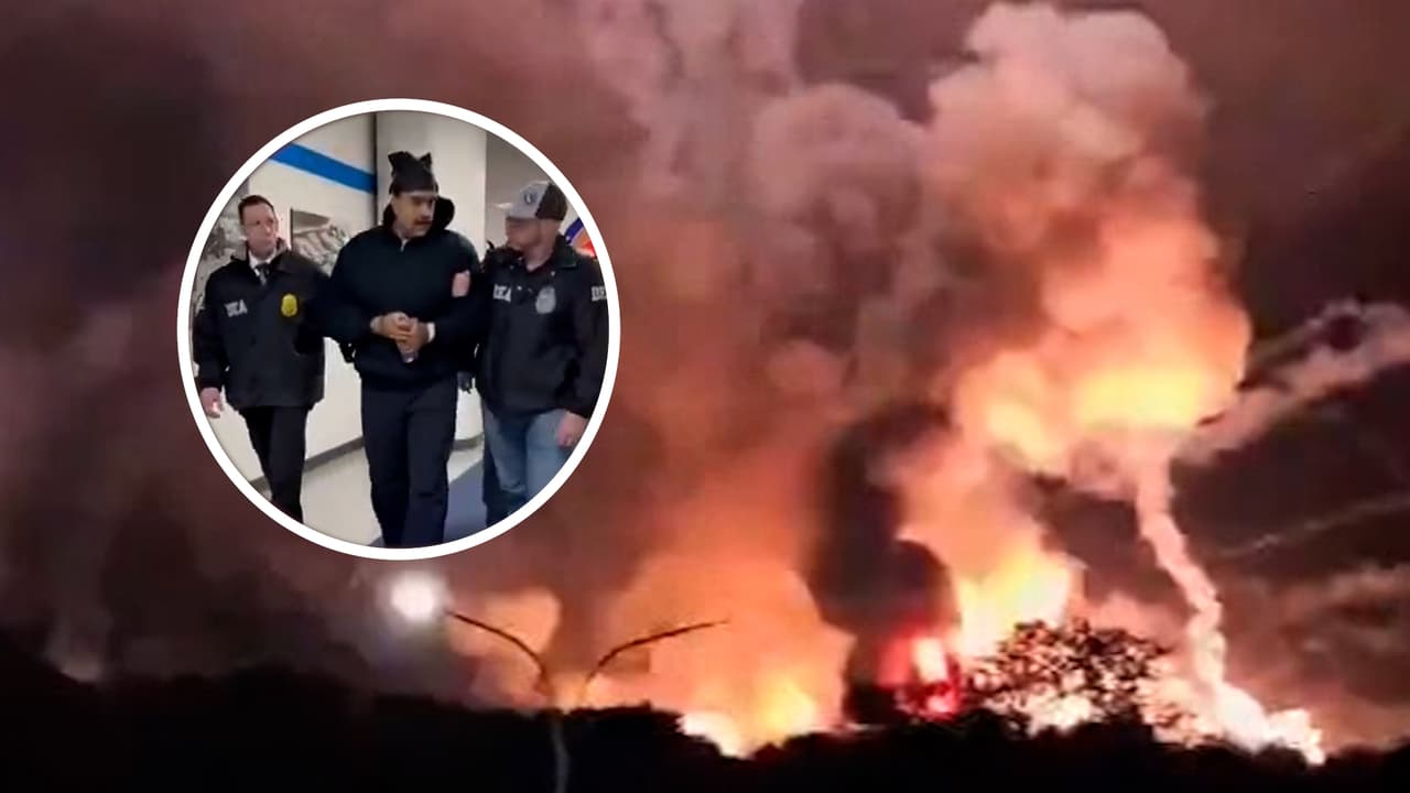 Las imágenes más impactantes de la captura de Maduro y su llegada a suelo estadounidense