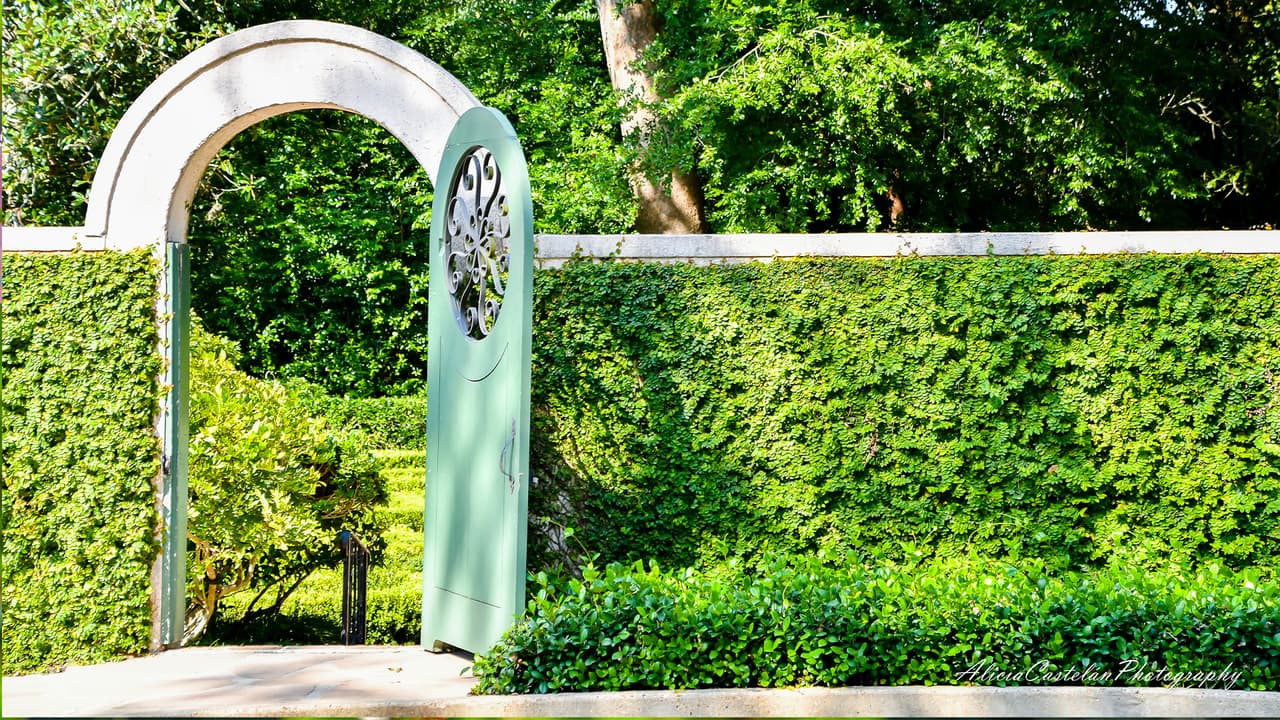 El formato de los jardines fue producto de la arquitectura clásica.