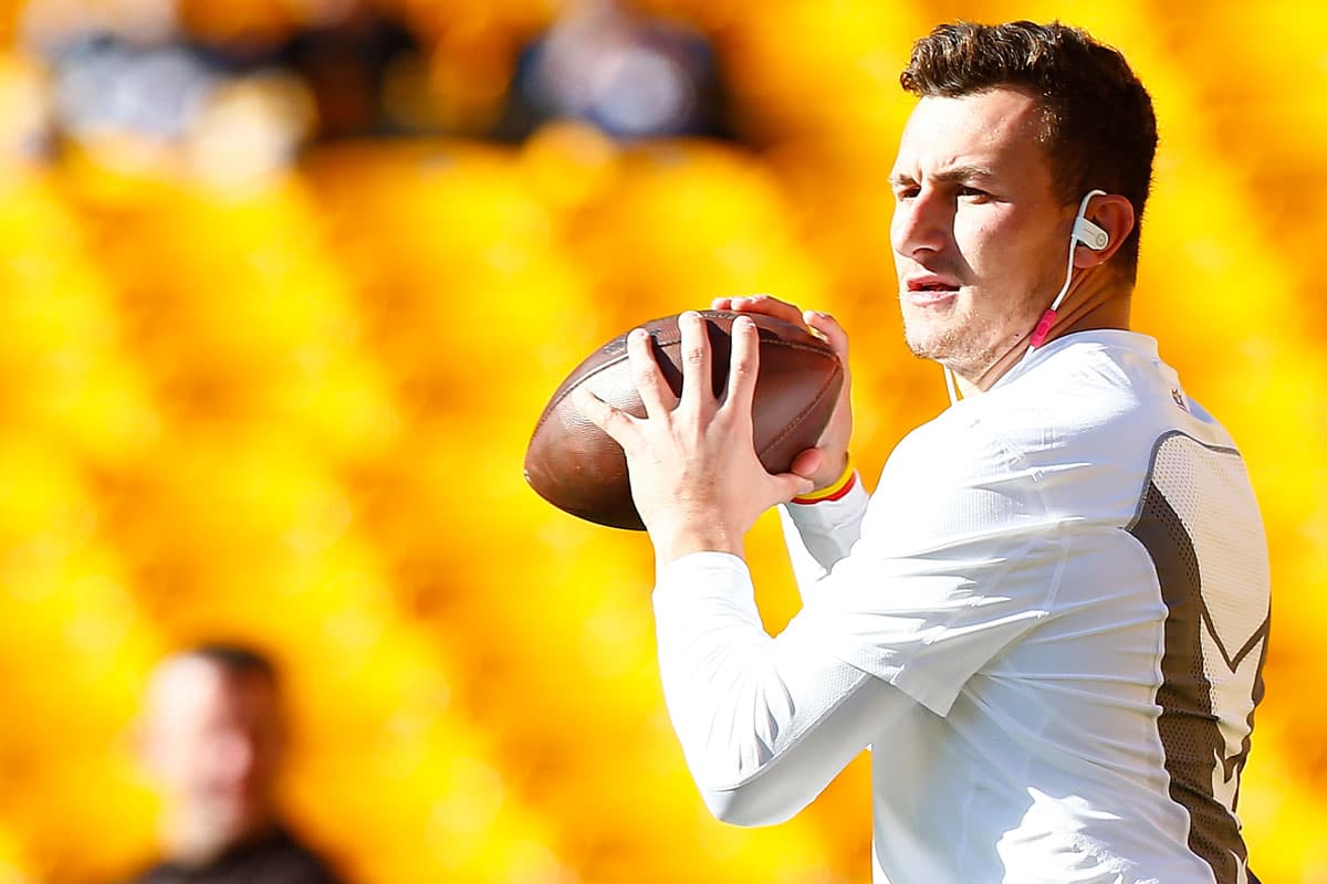 Los Cleveland Browns nombraron a Johnny Manziel como el QB titular por el resto de la temporada