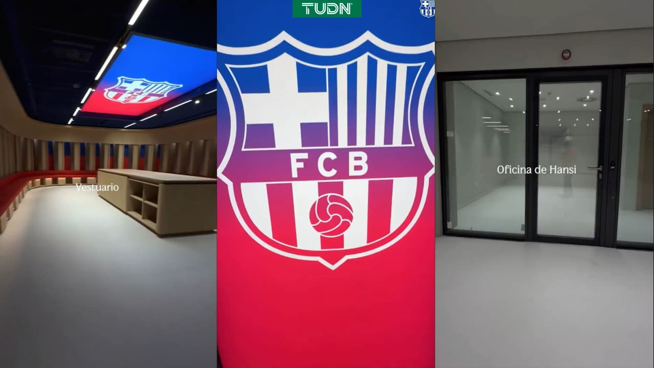 Así es el nuevo vestidor del Barcelona en el Spotify Camp Nou
