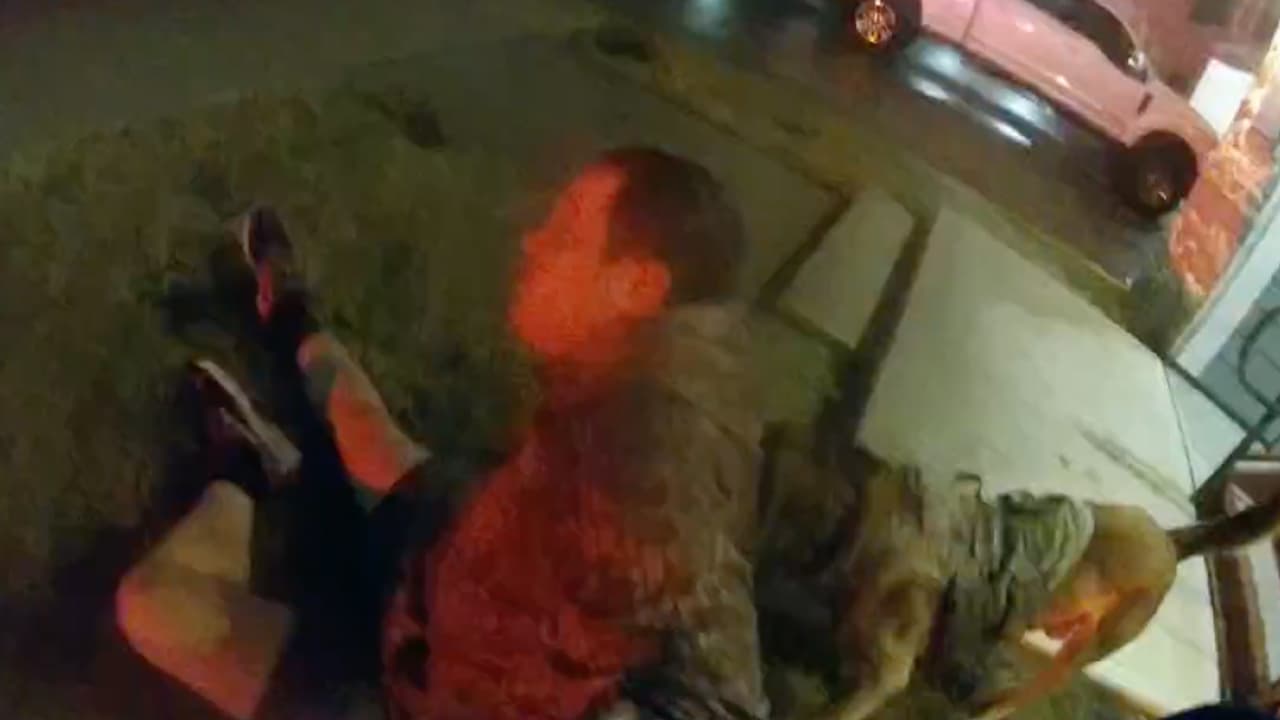 Las autoridades aseguran que se pasó una luz roja del semáforo y luego se resistió al arresto, por lo que el oficial ordenó al perro para que lo detuviera.