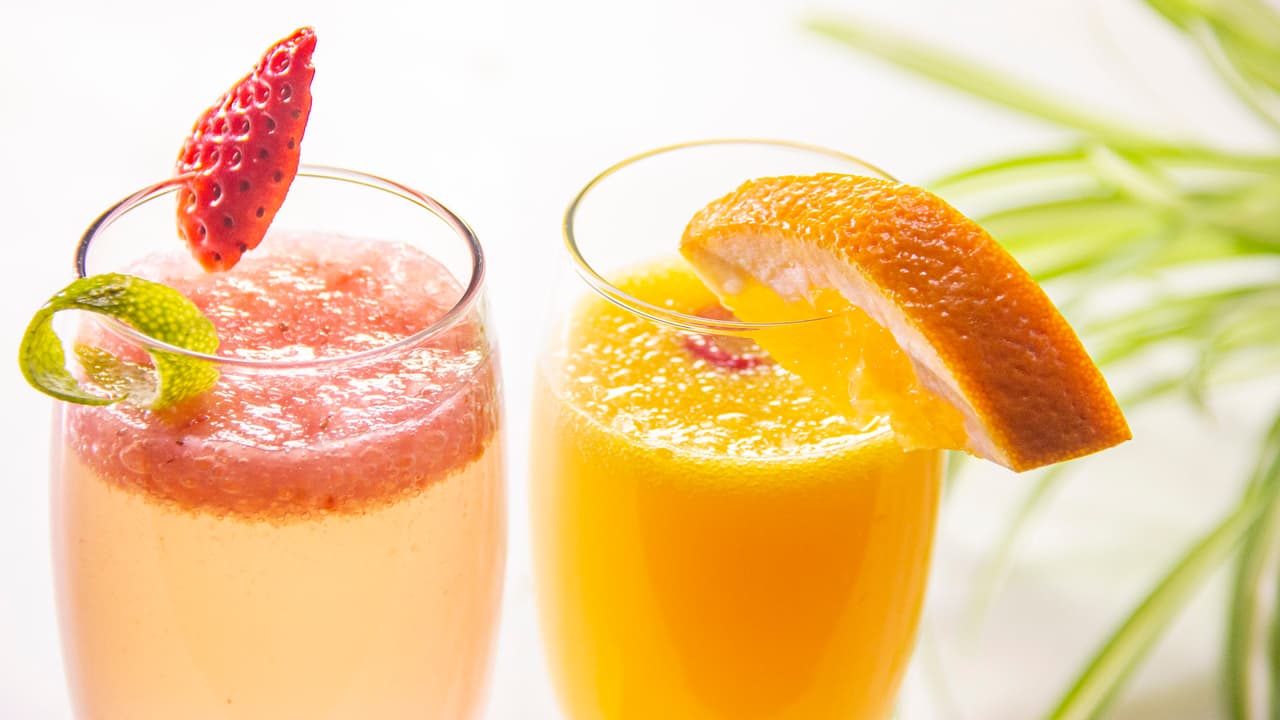 Bebidas con champaña