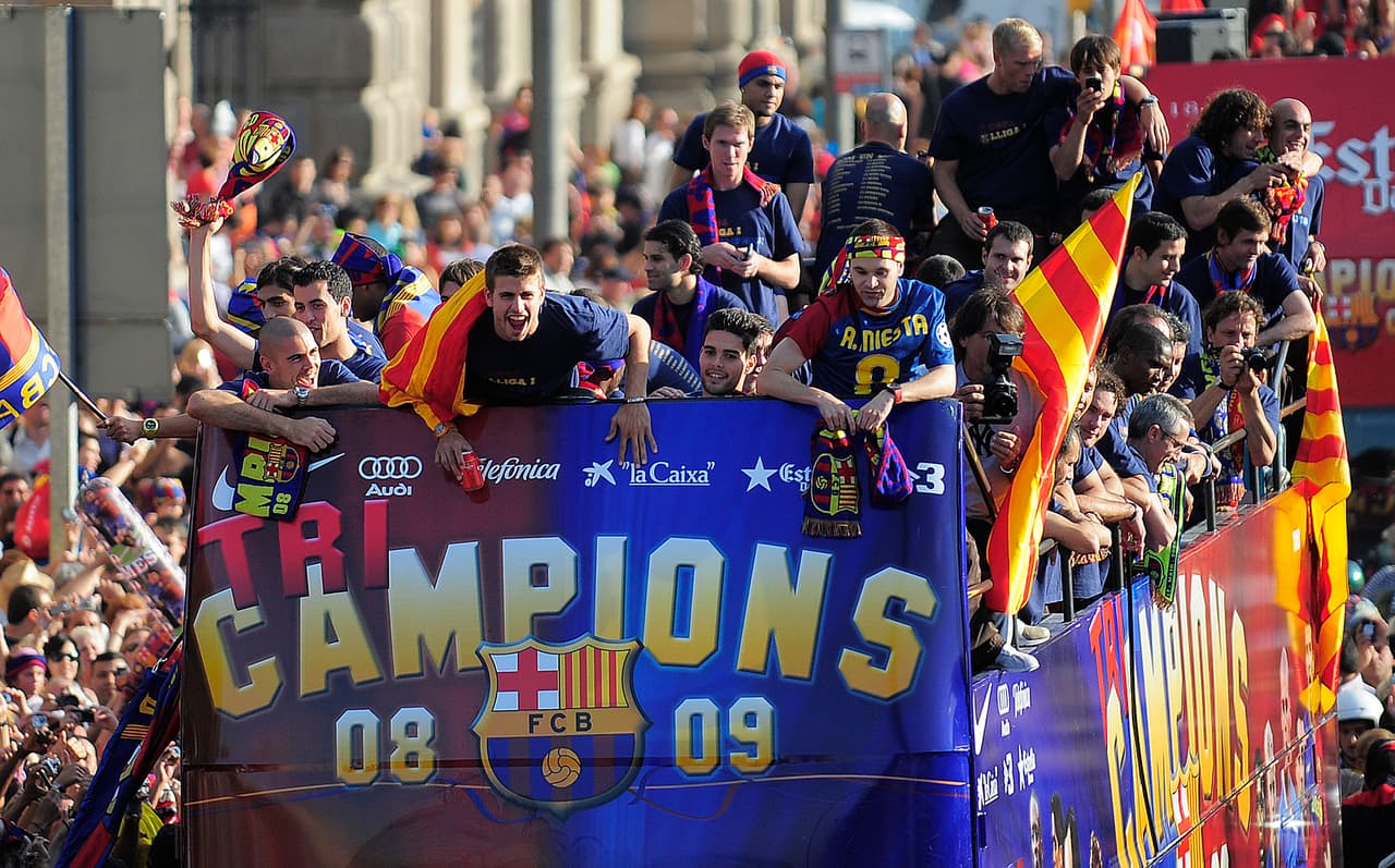 <b>¡Euforia total!</b>
<br>Barcelona festejó y gritó a los cuatro vientos aquel momento que quedará para siempre en la historia.