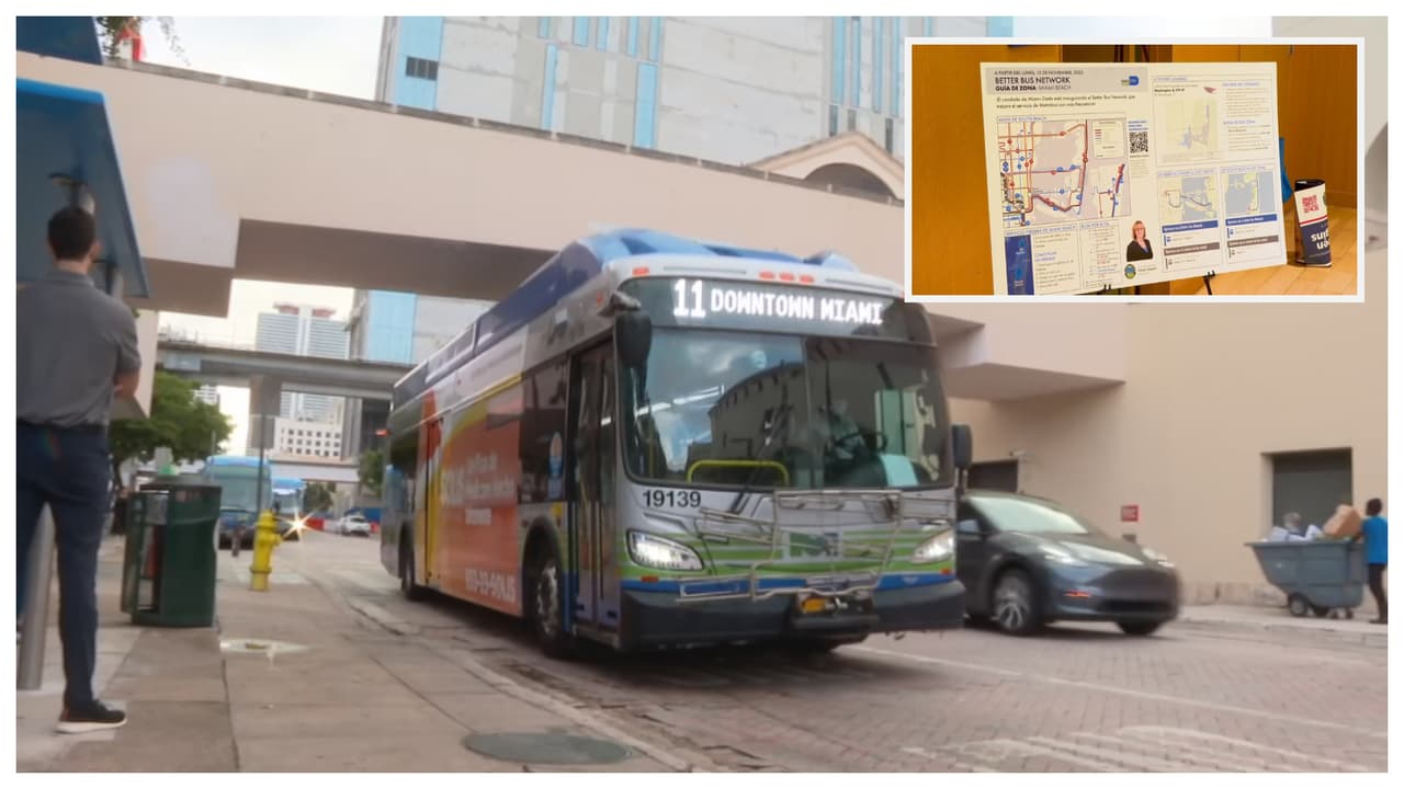 Transporte público en Miami-Dade será gratuito hasta fin de año: revelan nuevas rutas del autobús