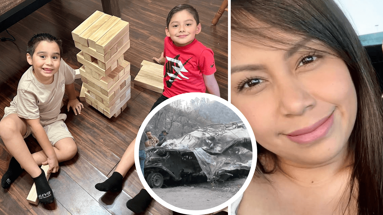 Madre que perdió a sus hijos en accidente en NL es trasladada a Texas; preparan funeral de sus hijos