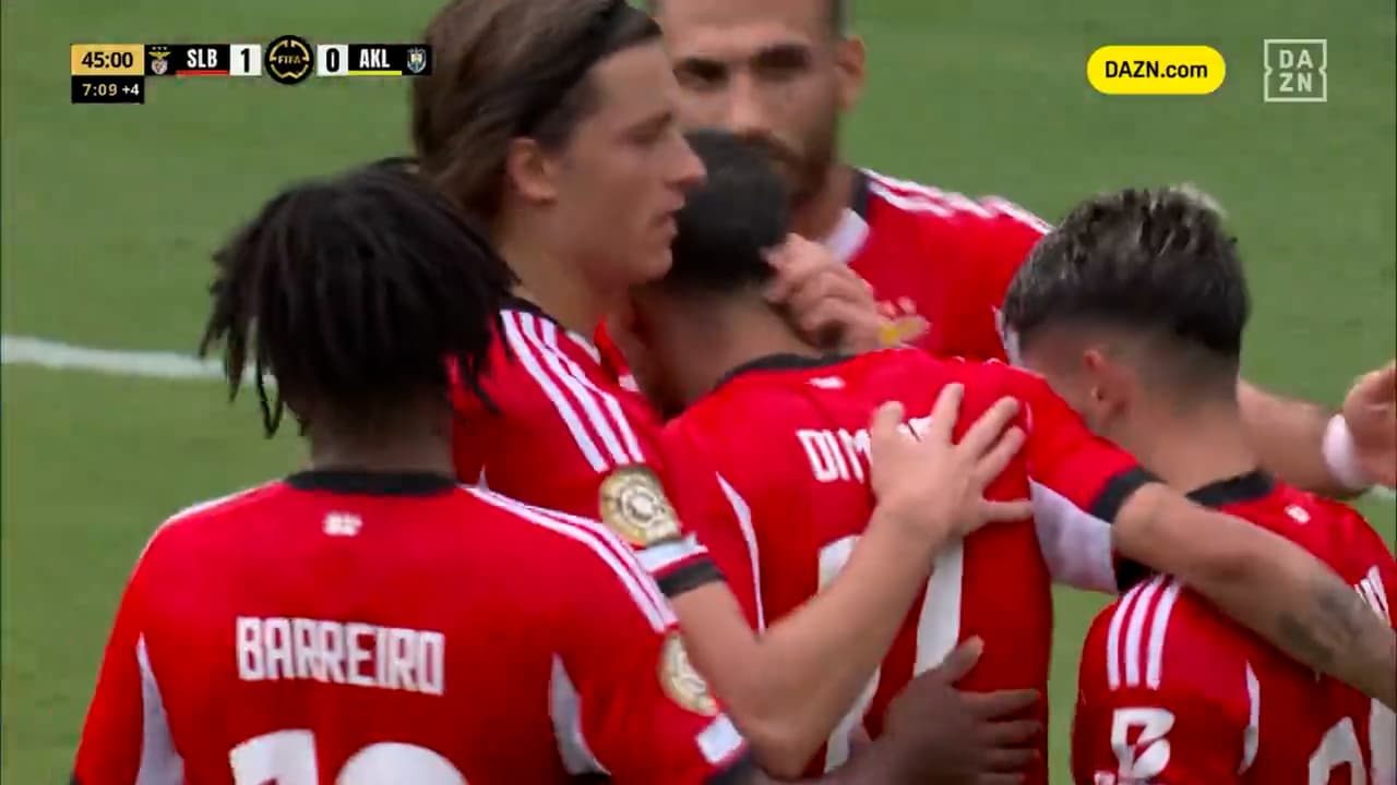 ¡No podía ser otro! Ángel Di María por fin pone el 1-0 para Benfica