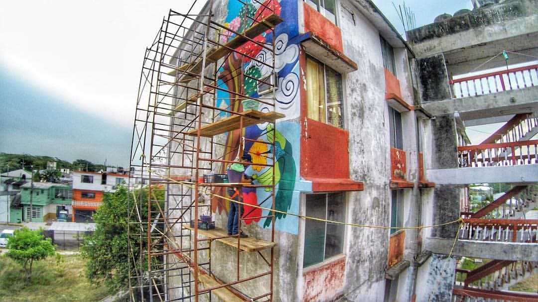 Estos murales quieren hacer de Villahermosa una ciudad más segura y con orgullo