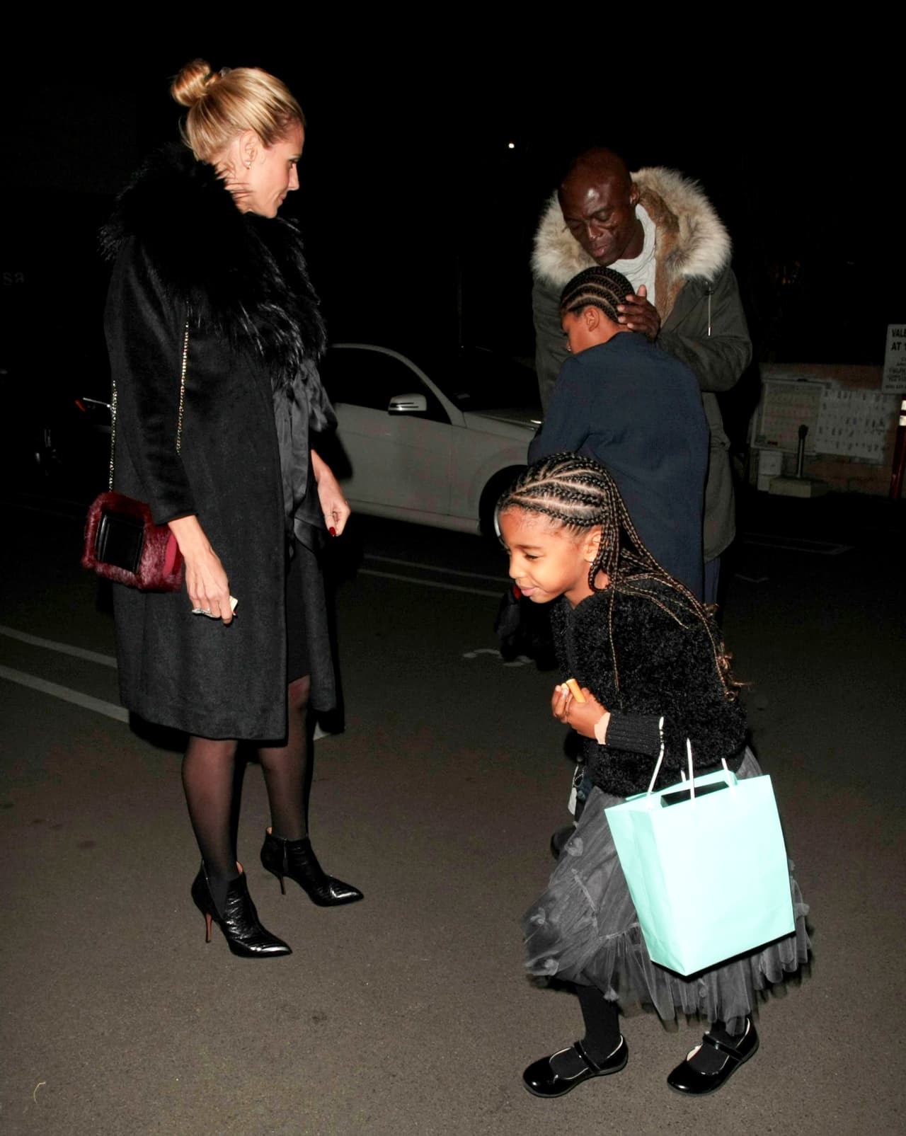 Heidi fue muy elegante a la cita con su ex.