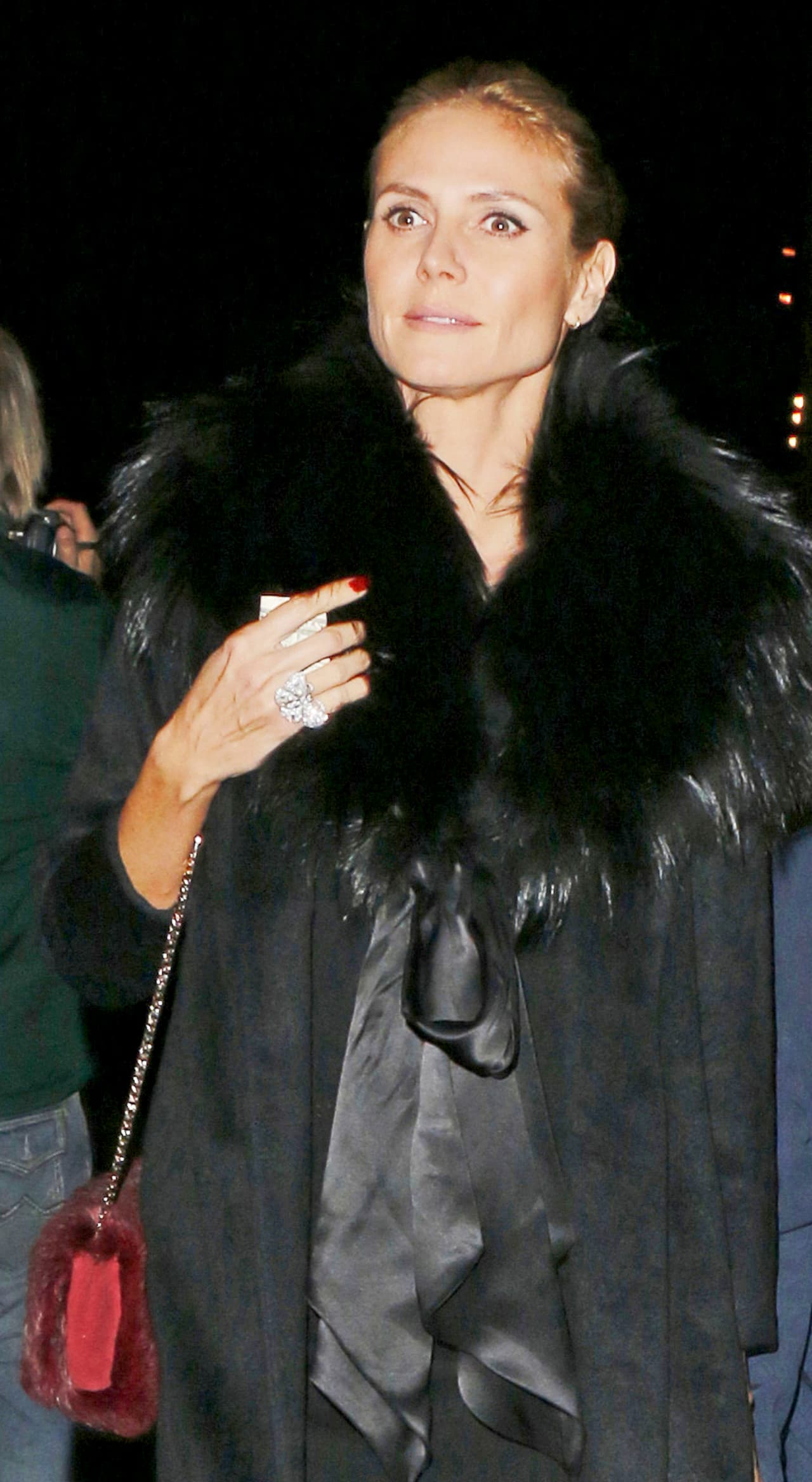 Su actual pareja no la acompañó.