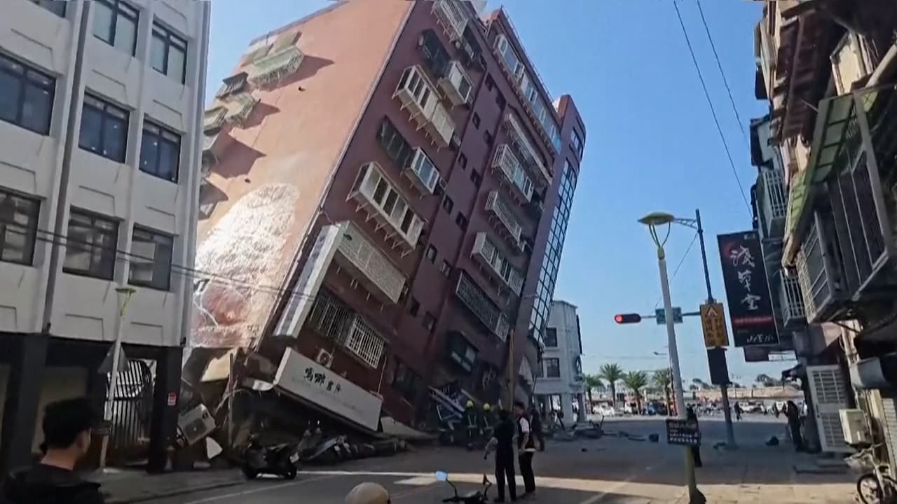 Taiwán sufre su peor terremoto en 25 años: 9 muertos, 1,000 heridos y 70 mineros atrapados