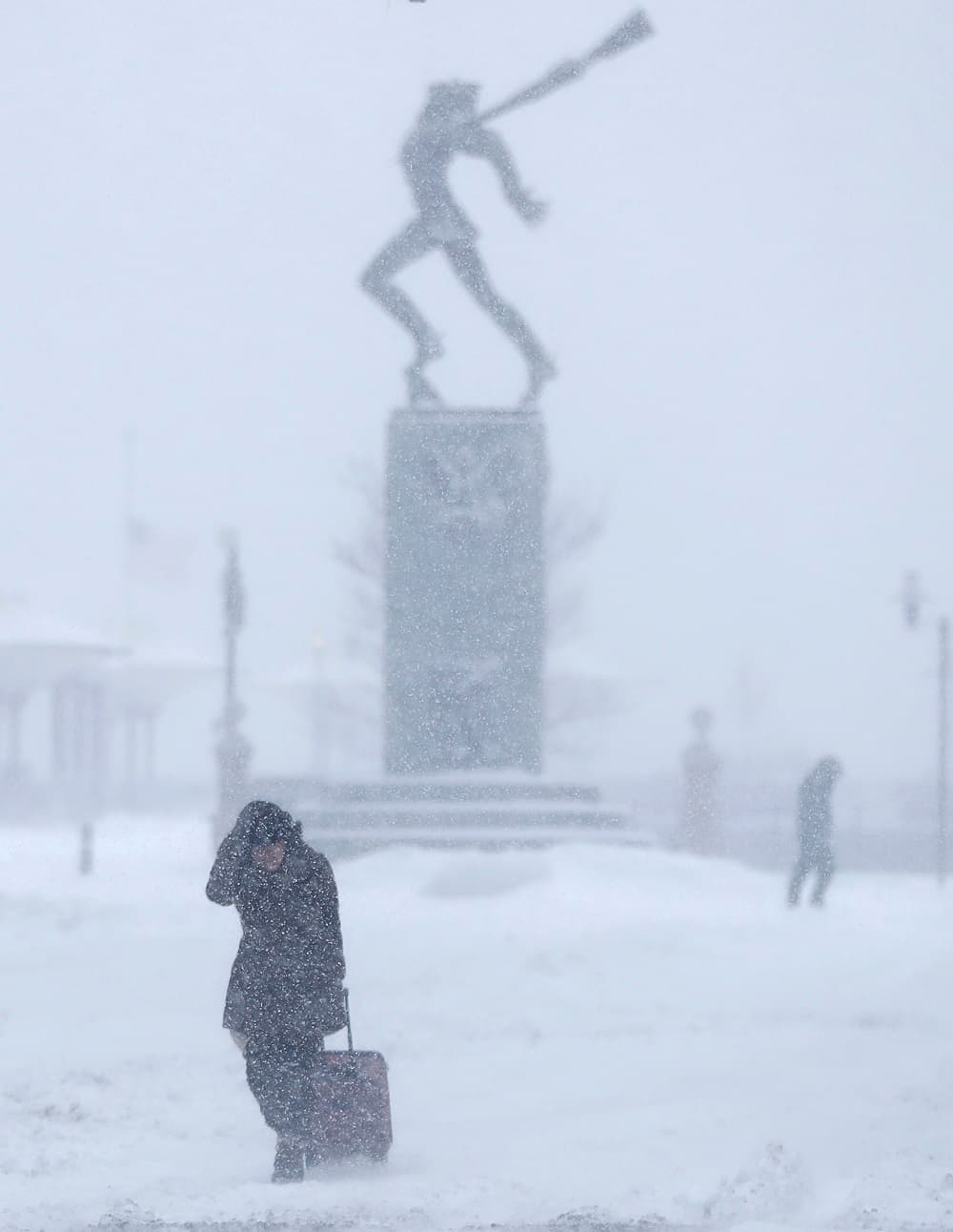 Algunas zonas, como la región de Boston, puede que vean nieve durante todo el fin de semana.