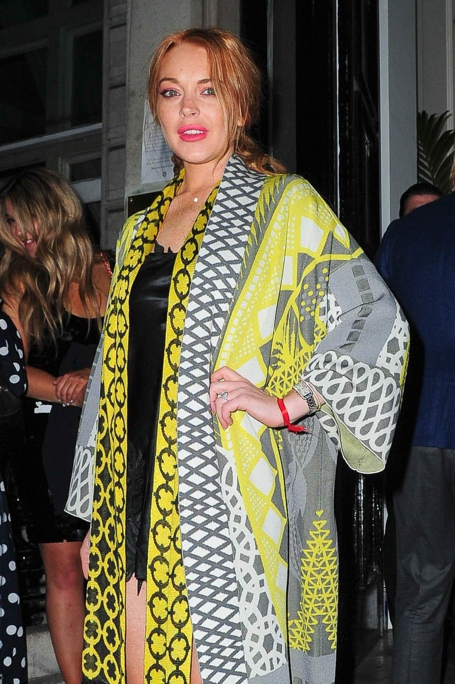 Aunque no se puso muy contenta a ver algunos paparazzi