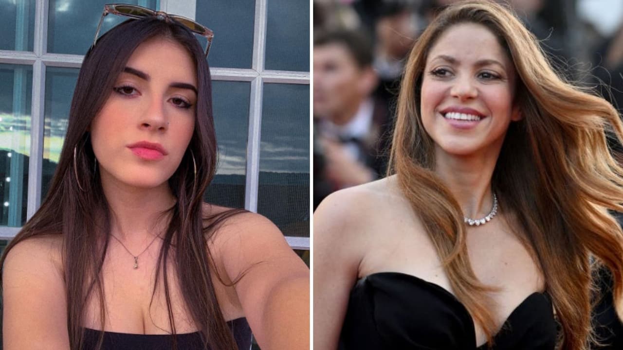 Naomi Castelán (izquierda) y Shakira (derecha)