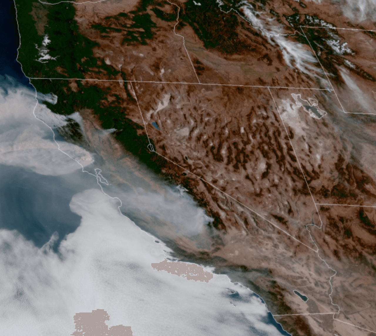 Aire en el Valle de San Joaquín vuelve a empeorar a raíz del estallido de nuevos incendios forestales
