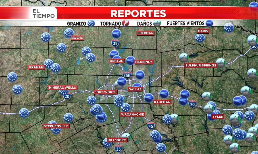 En este mapa les mostramos el reporte prelimar de lo que producieron las tormentas.
<br>