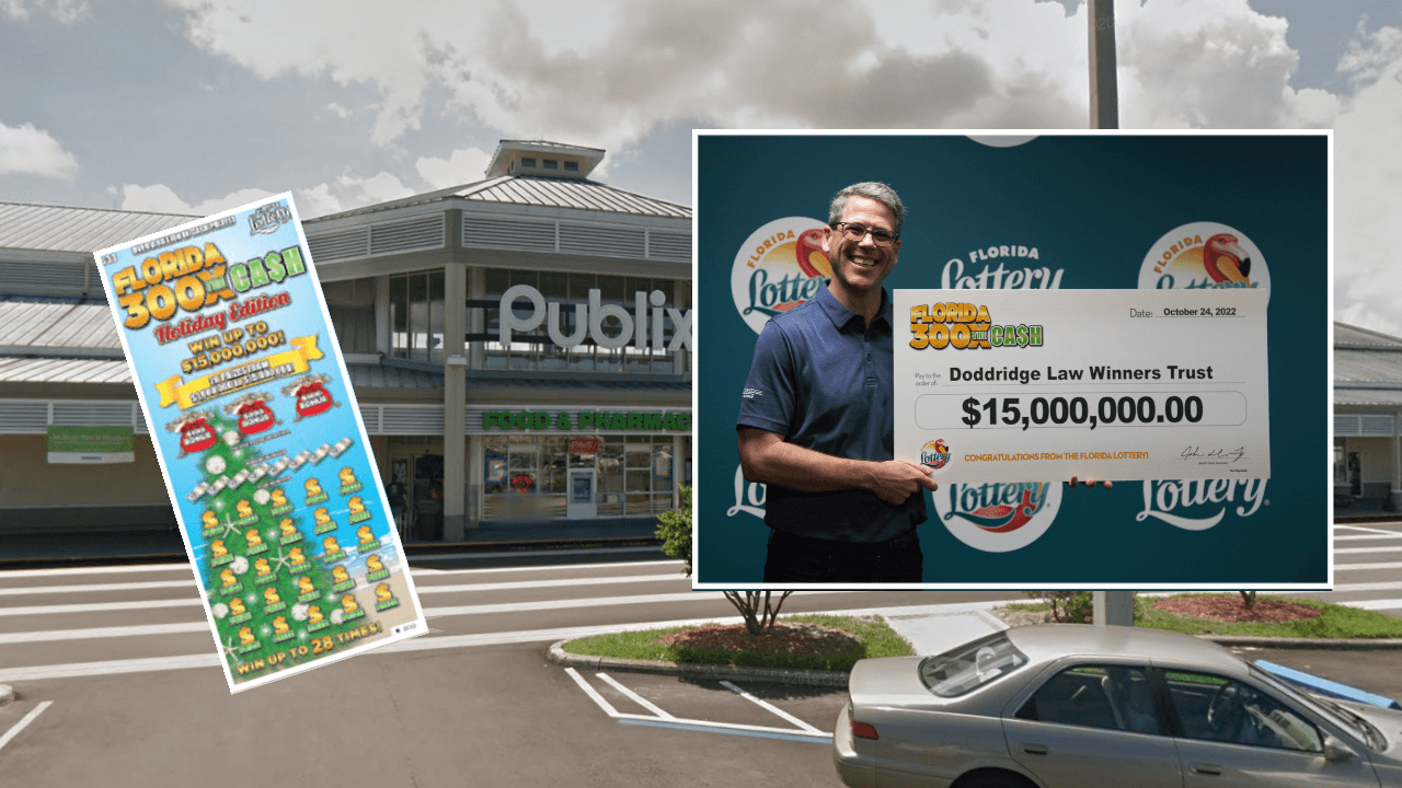 Cobran raspadito ganador de $15 millones vendido en Publix del condado Pinellas 