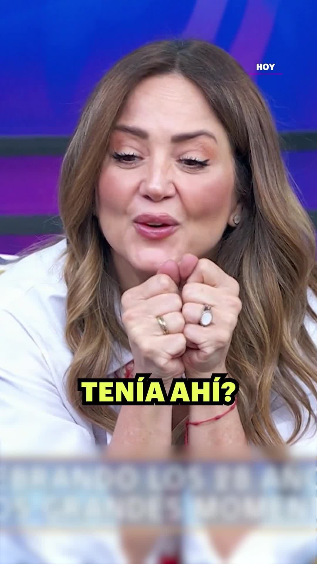 Cuando #AndreaLegarreta nos presentó a #Mía por primera vez en el foro de Hoy