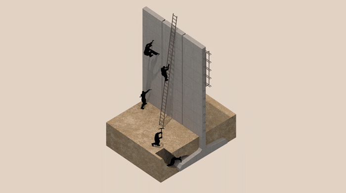 3D simulation of President Trump’s wall based on his own specifications 