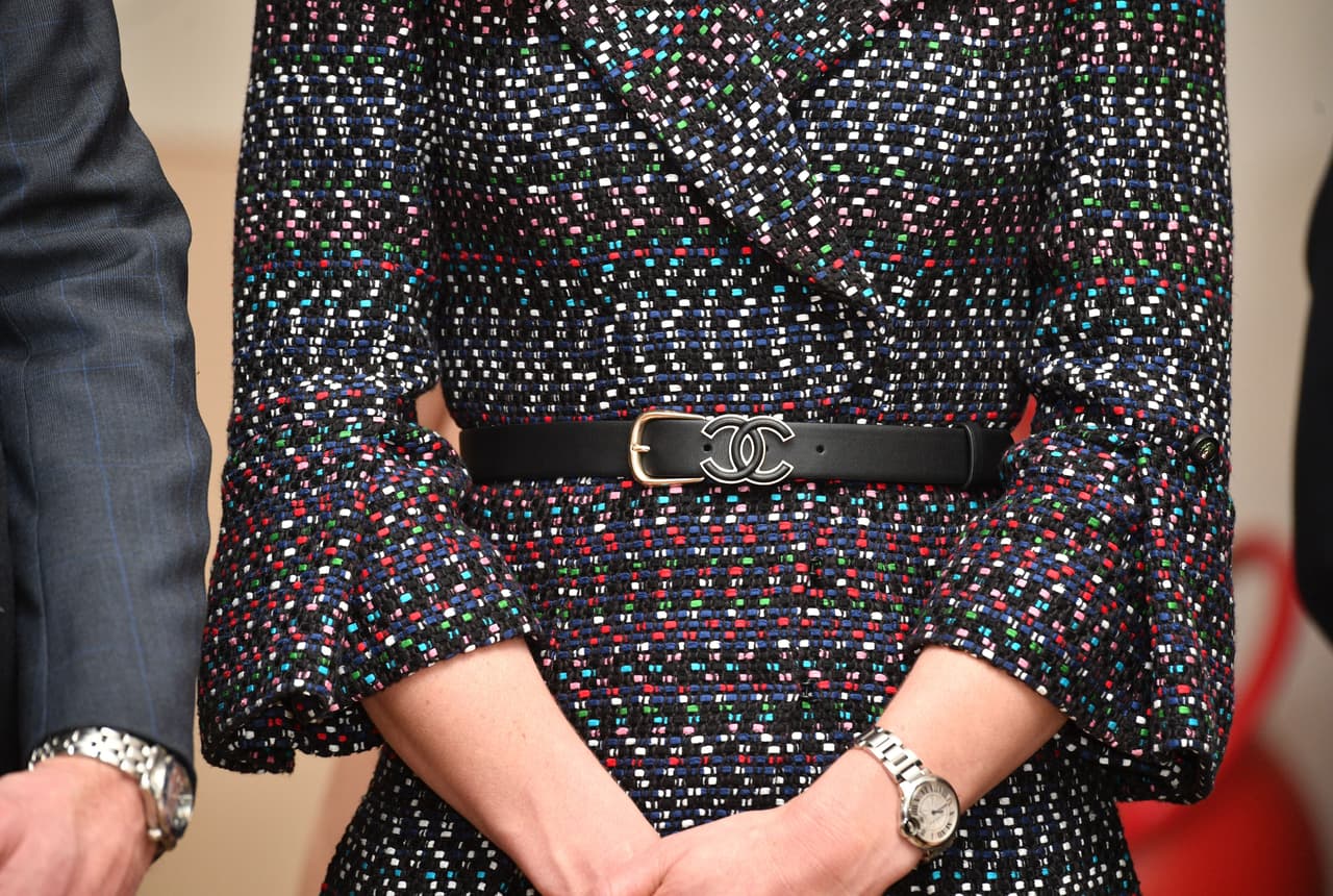 Para estos eventos, Kate Middleton portó un elegante vestido de la casa Chanel.