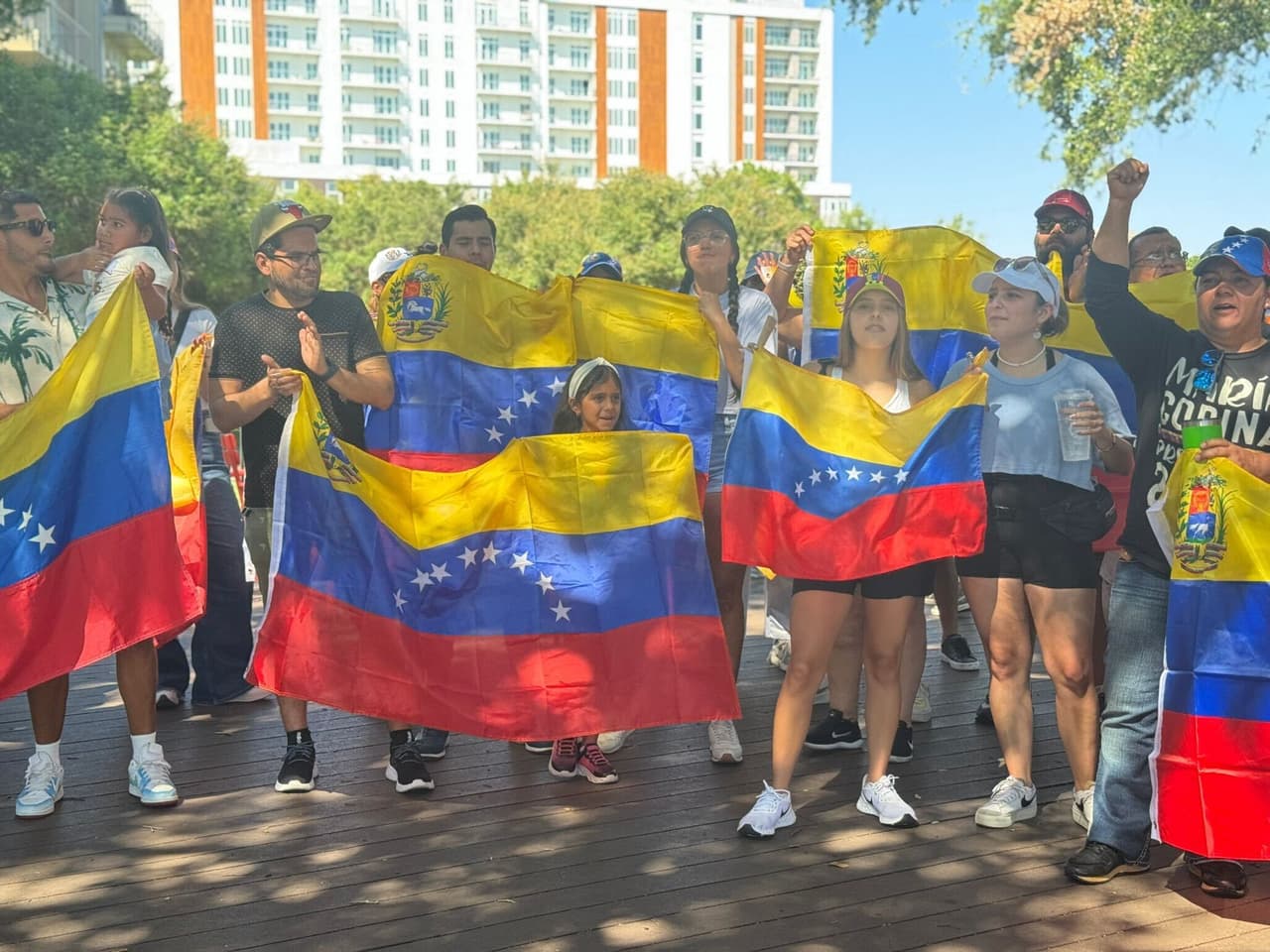 Otros de los asistentes reiteraron su respaldo a la líder opositora María Corina Machado.