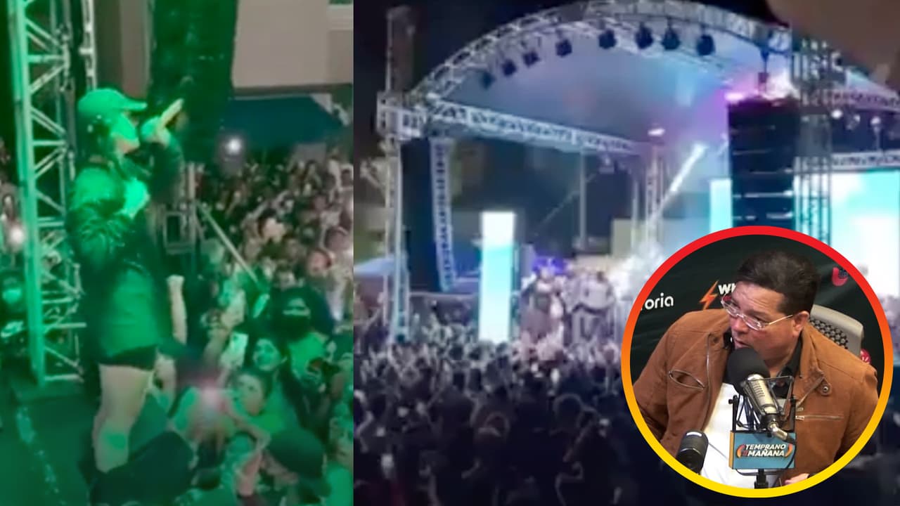 Realizan operativo en residencial donde se presentaron Rauw Alejandro y Rosalía