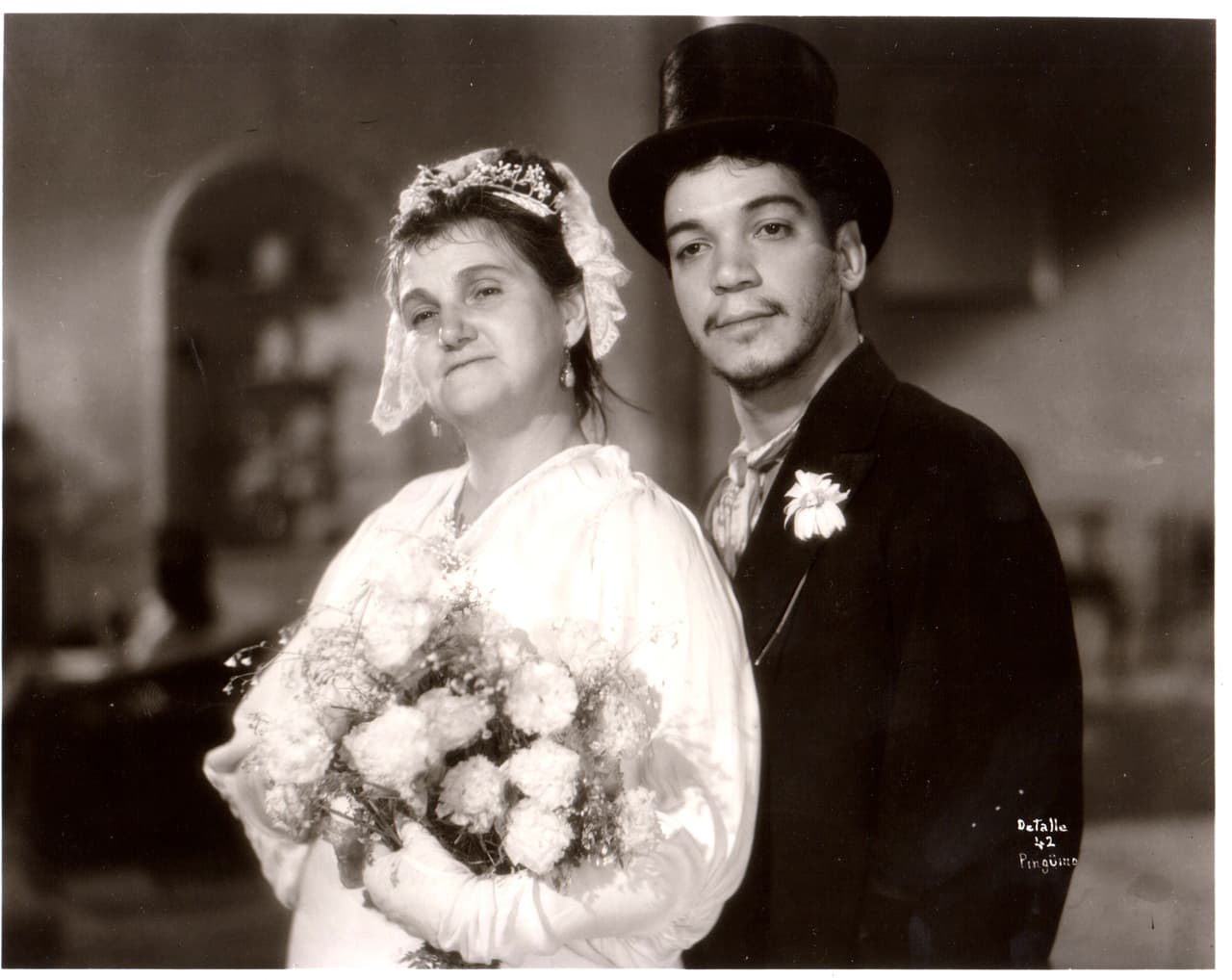 Cantinflas y Sara García en 1940.