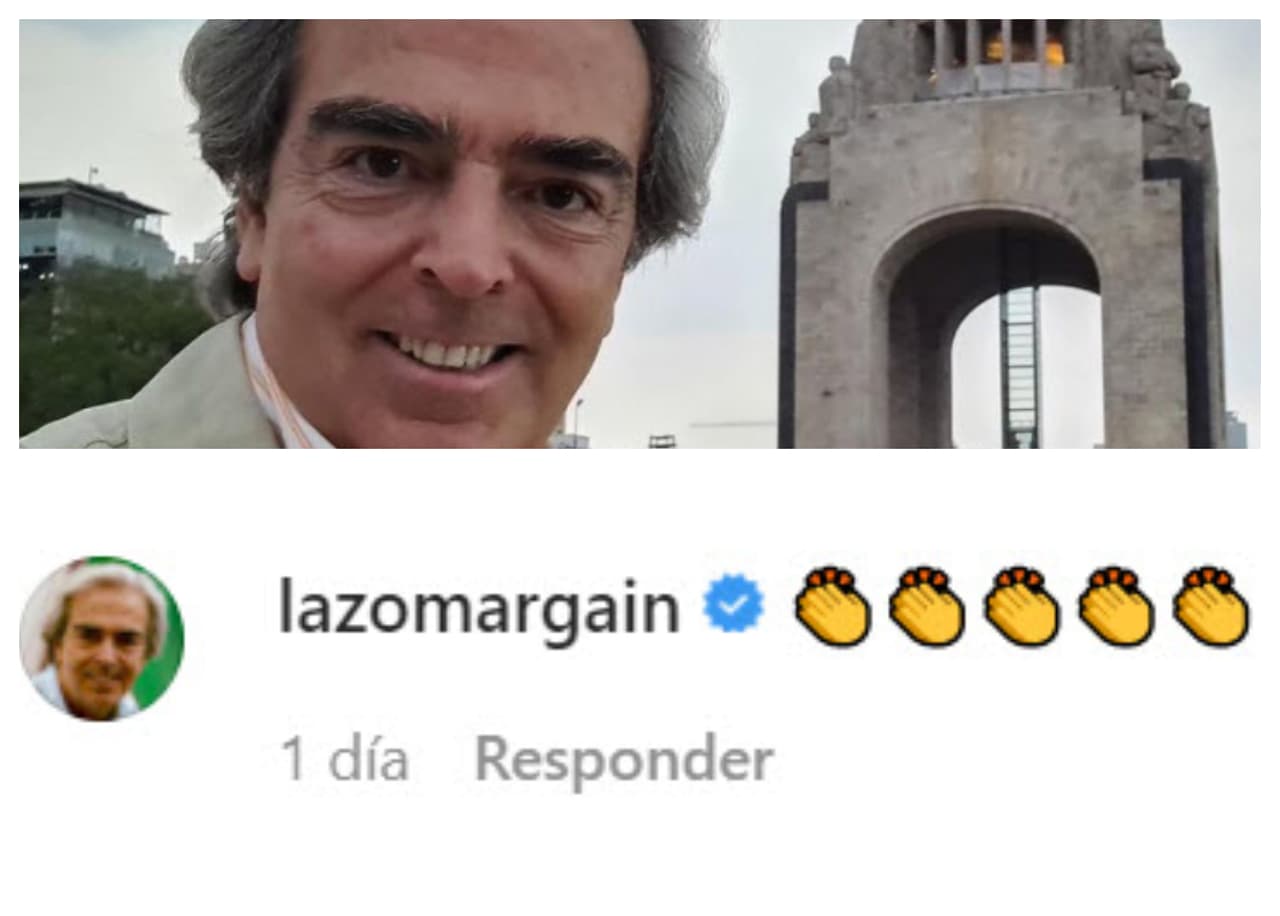 También
<b> Lorenzo Lazo</b>, el viudo de Edith González, celebró verla tan grande y preparándose para una fecha tan especial. 
<br>