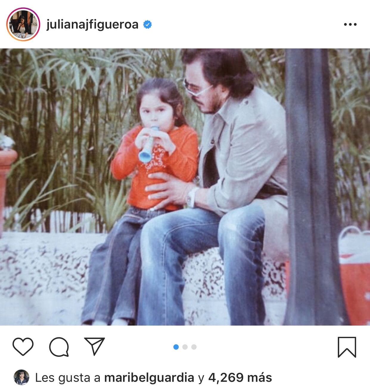 Como parte de la entrevista, Juliana comentó lo que le gustaría decirle a su padre en estos momentos: "Que lo amo y que si era su tiempo ojalá y que él se sienta pleno de cómo se fue".