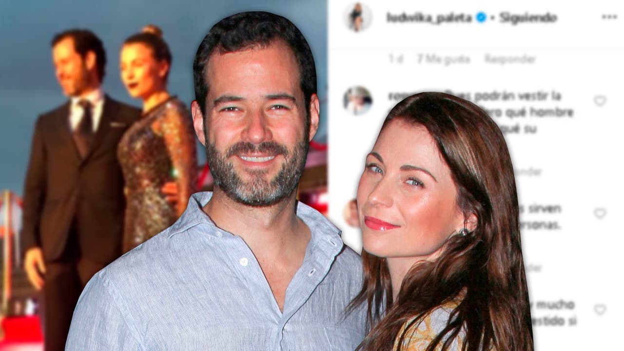 Esposo de Ludwika Paleta se sorprende cuando le dicen que la actriz ya no publica fotos con él en Instagram