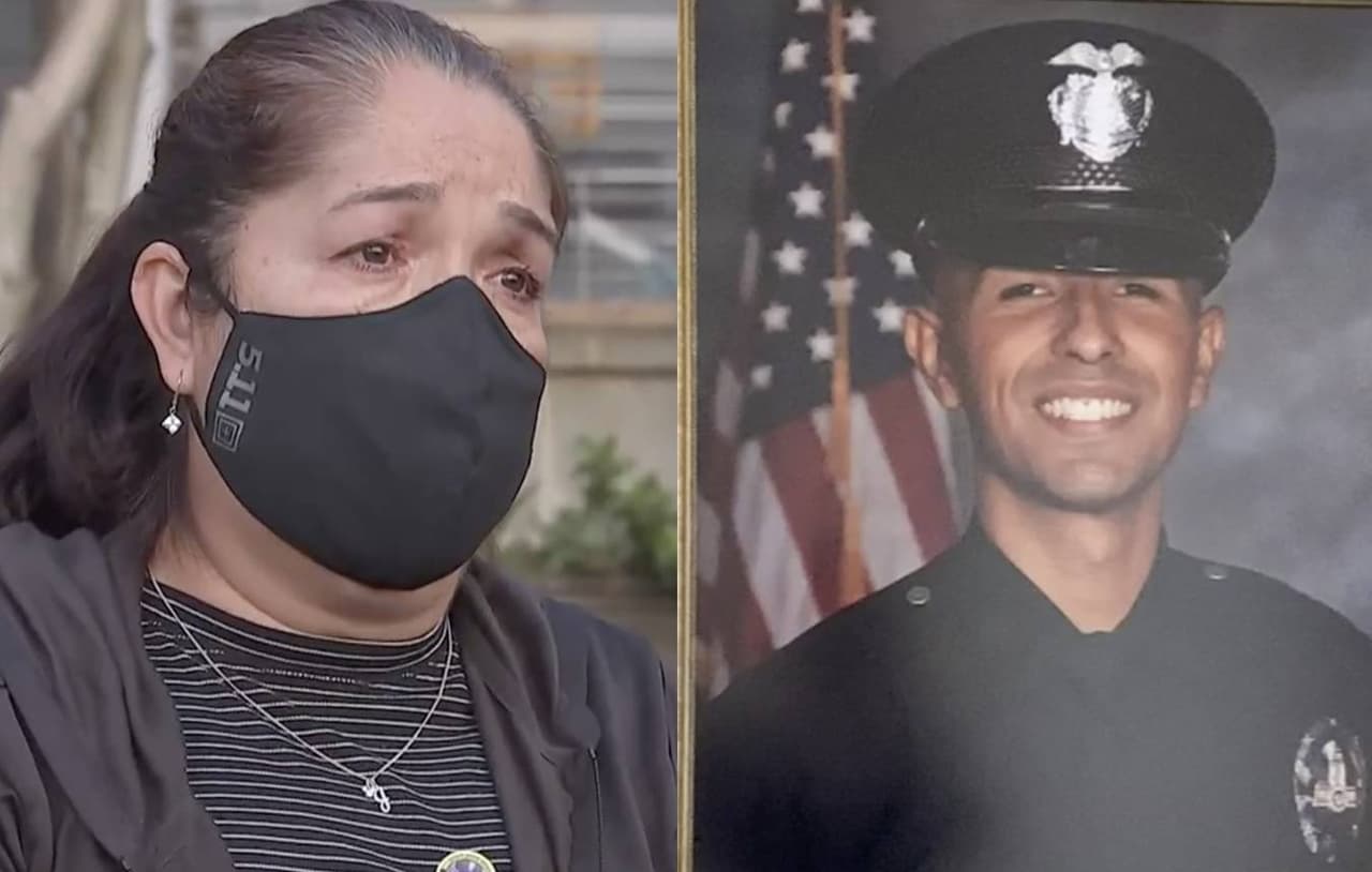 "¿Por qué me mataste a mi hijo?" Madre de oficial asesinado pide castigo severo de la fiscalía