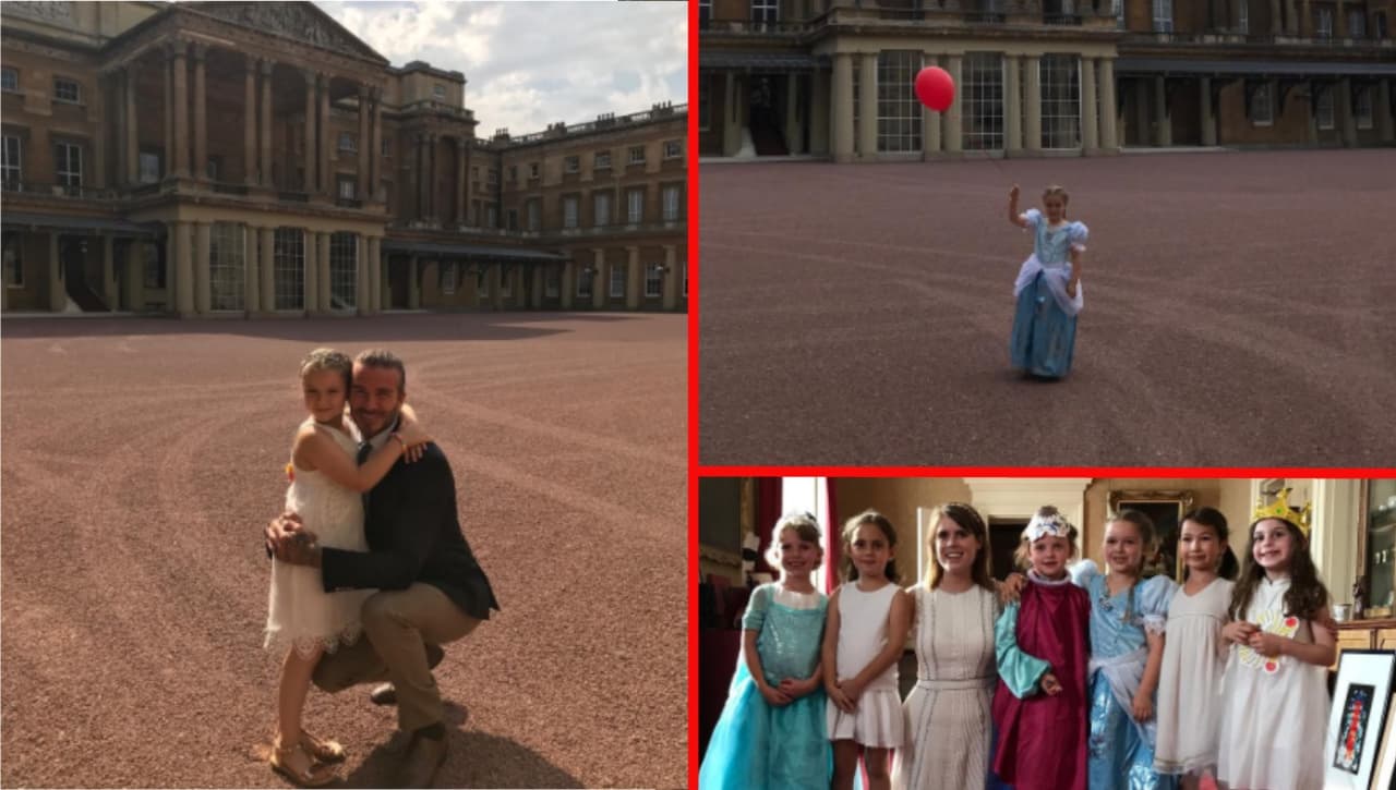 Reina, pero de la controversia la pequeña hija de David y Victoria Beckham