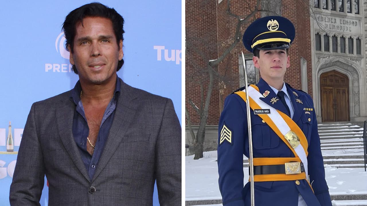 El hijo de Roberto Palazuelos es militar y además heredó toda la galanura del actor
