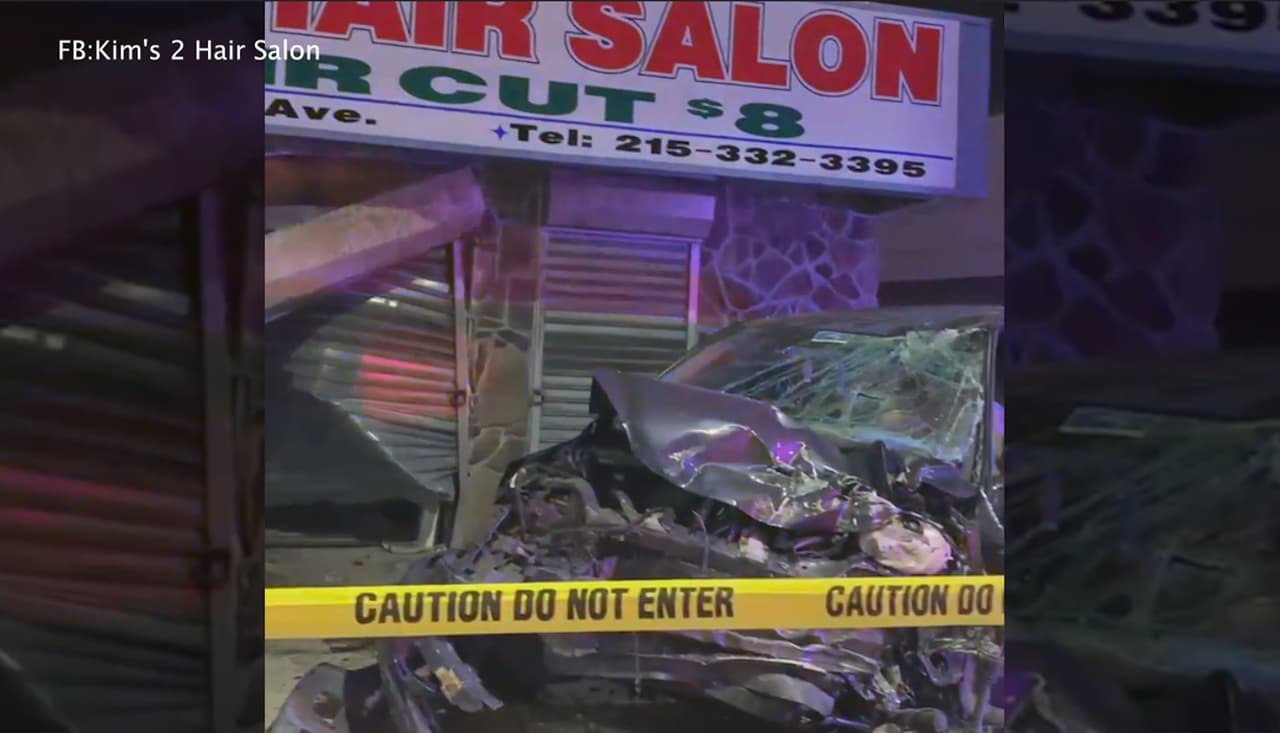 Un conductor se estrelló contra un salón de belleza en Mayfair