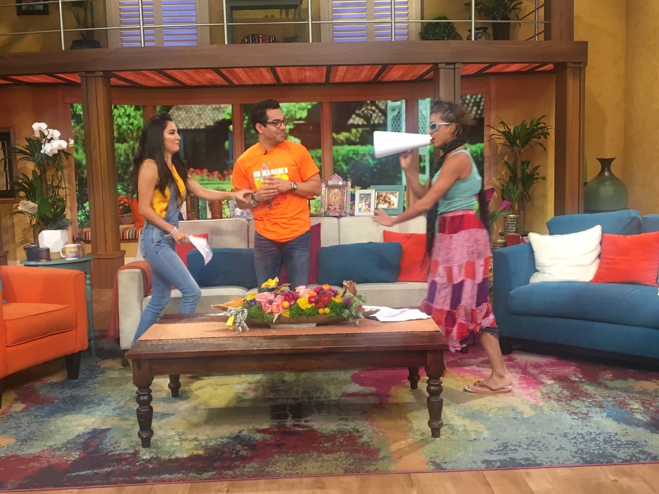 Mela interrumpió a Martha y Omar justo en la parte más interesante del guión.