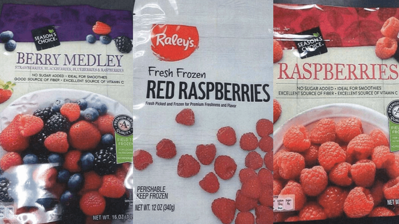 El 2 de noviembre retiraron paquetes de frambuesas y bayas congeladas de ALDI por posible contaminación de hepatitis A.