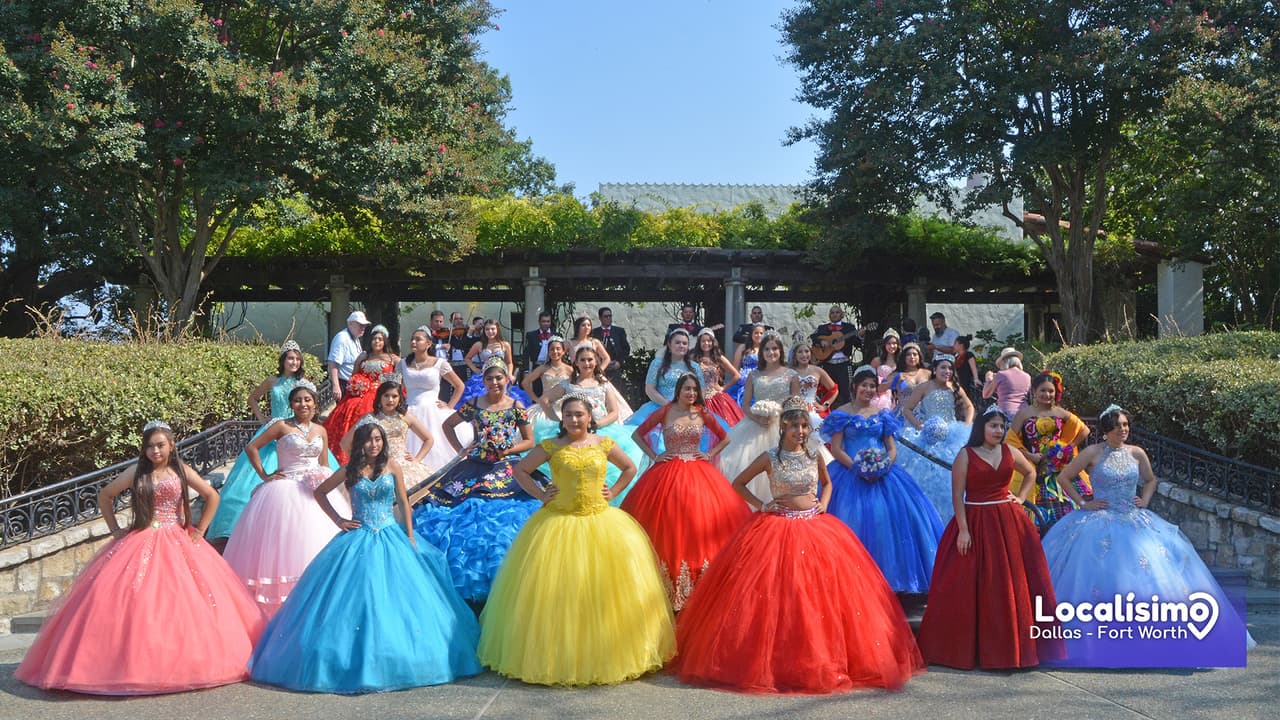 Herencia hispana: Dallas Arboretum prepara su desfile de vestidos de XV años 