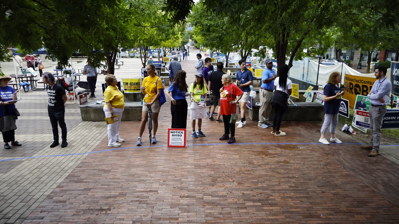 En Maryland, el jueves es el último día para la votación anticipada de las elecciones primarias
