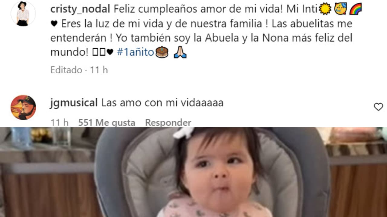 Cristy Nodal pareció defenderse de los señalamientos haciendo un llamado a otras abuelas como ella.